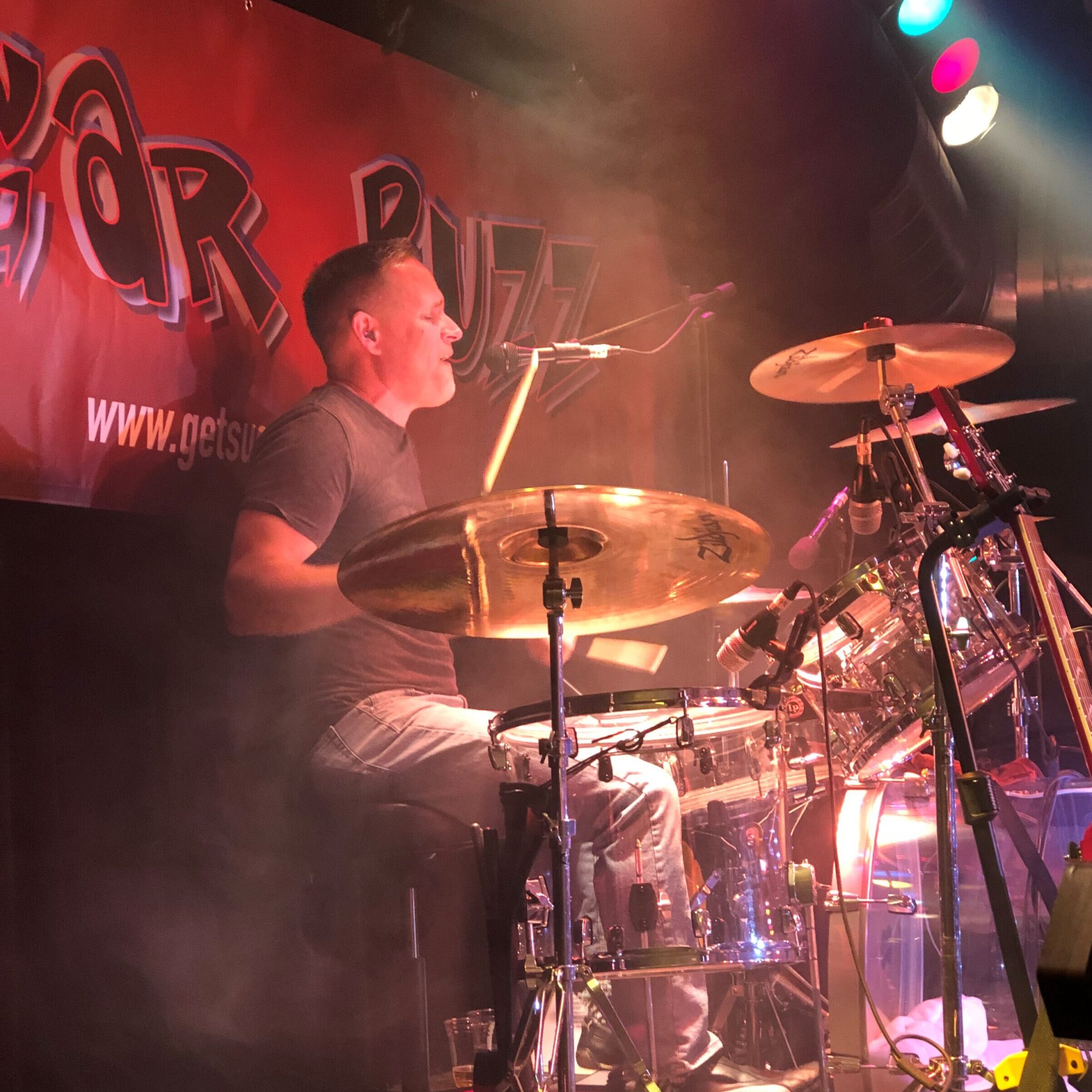 Brendan on Drums | Sugar Buzz Band