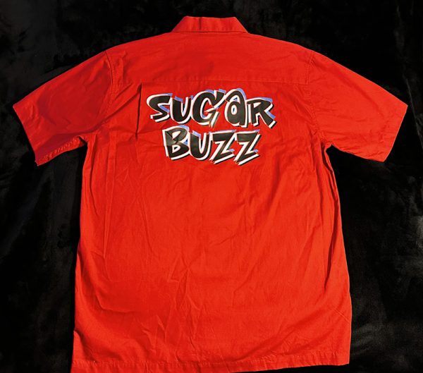 Sugar Buzz button down shirt back